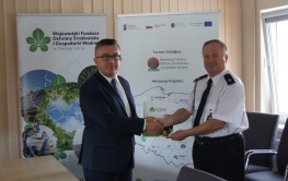 Podpisanie umowy na dofinansowanie zakupu aparatów ochrony dróg oddechowych wraz z wyposażeniem dla OSP w Rogozińcu 
