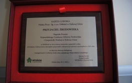 GAZETA LUBUSKA tegorocznym laureatem Narody Prezesa WFOŚiGW w Zielonej Górze