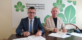 Podmisanie umowy o dofinansowanie dla zadania pn. „Rozbudowa i modernizacja Stacji Uzdatniania Wody w Kargowej oraz budowa przydomowej oczyszczalni ścieków”.